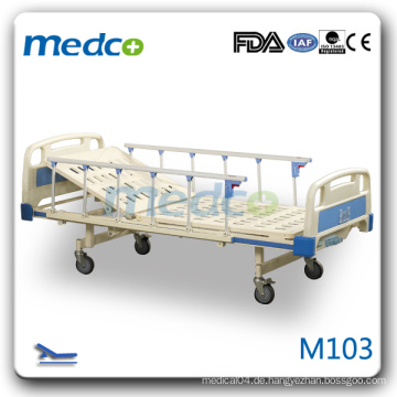 M103 Ein Kurbel Handbedienung verstellbares Krankenhausbett